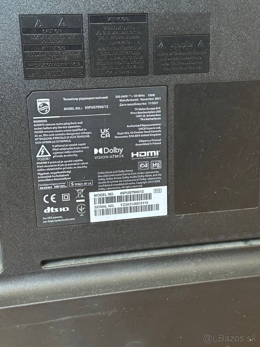Televízor Philips 65PUS7906/12