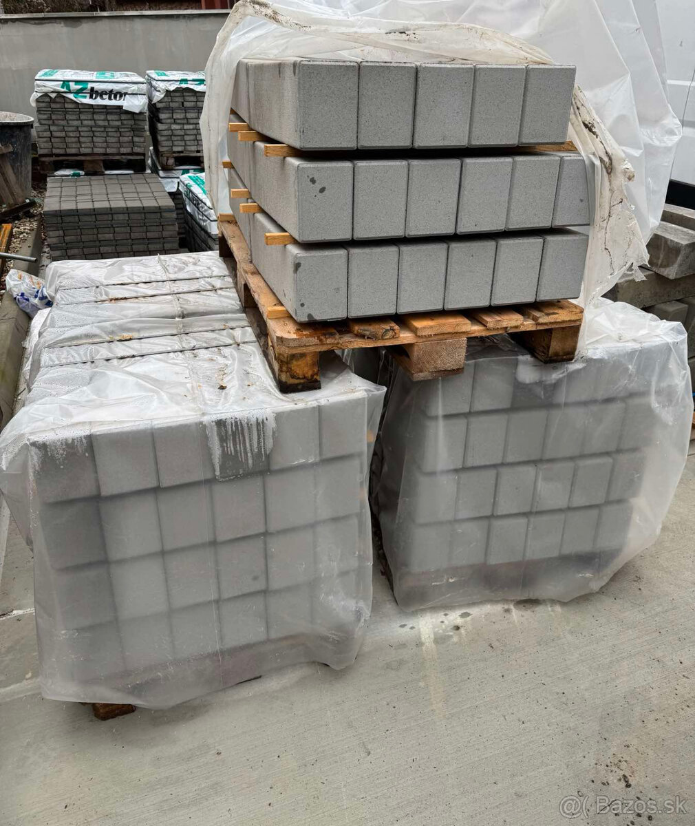 Predám palisády a cestné oblúkové obrubníky