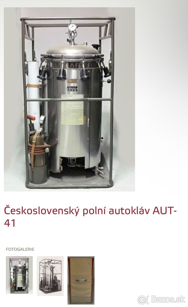Československý Autoklav AUT-41 / Karbón