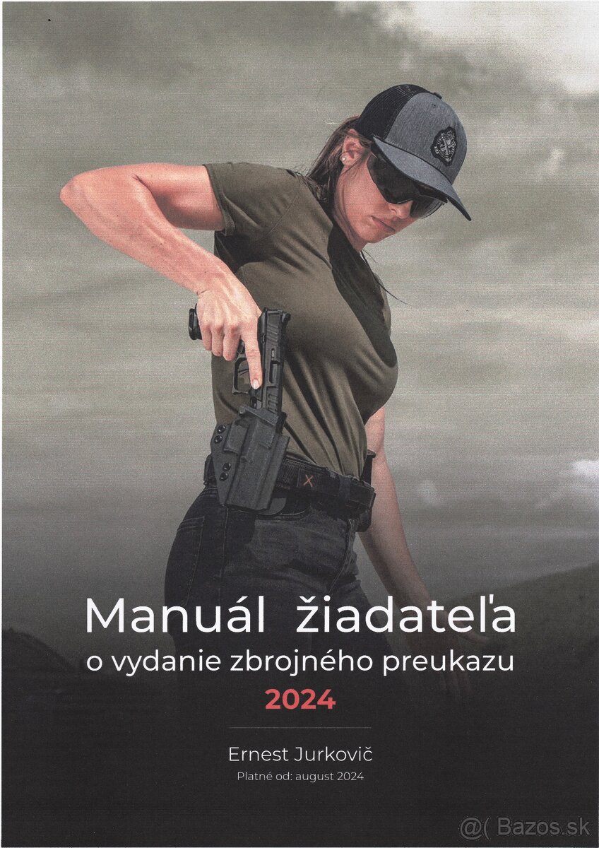 kniha - Manuál žiadateľa o vydanie zbrojného preukazu 2024