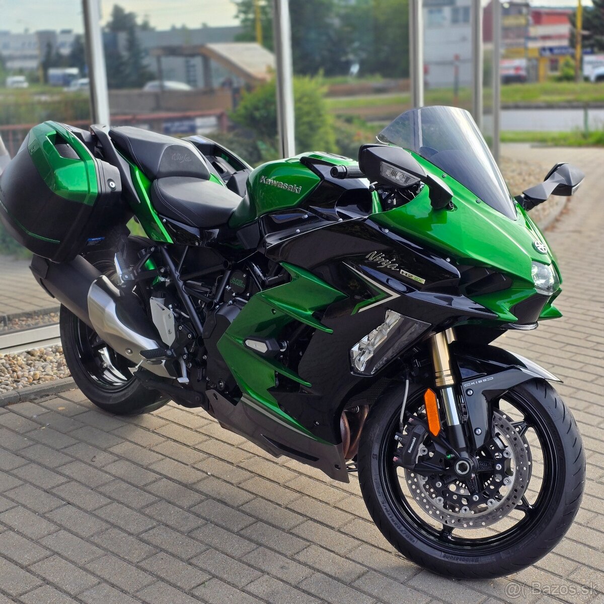Kawasaki H2SX - 6600 km - 200 koní - kompresor + kufre