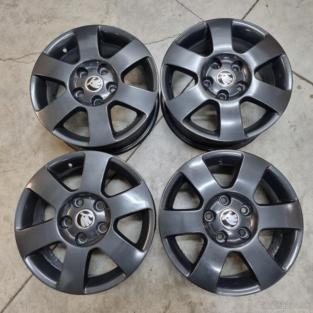Škoda hliníkové disky 5x112 R15 6J ET47