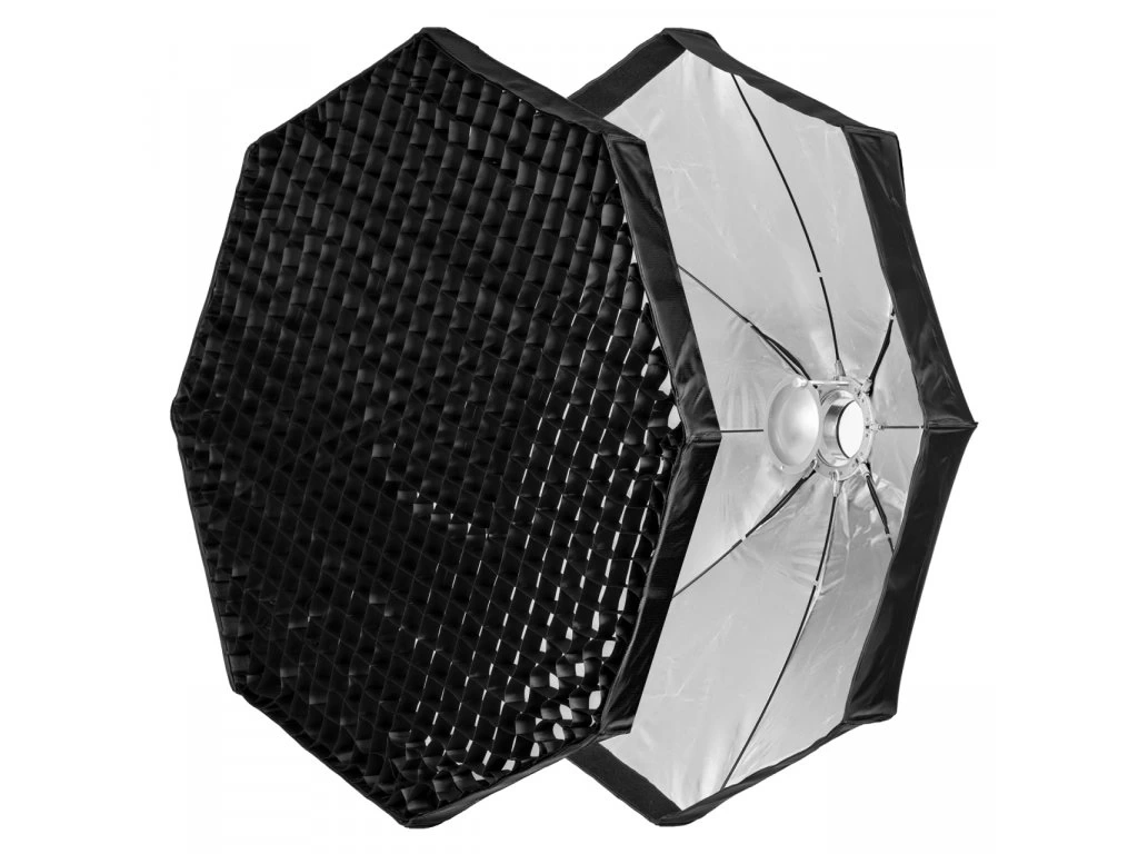 Octabox / Beauty dish 120 cm rýchlorozkladací s voštinou