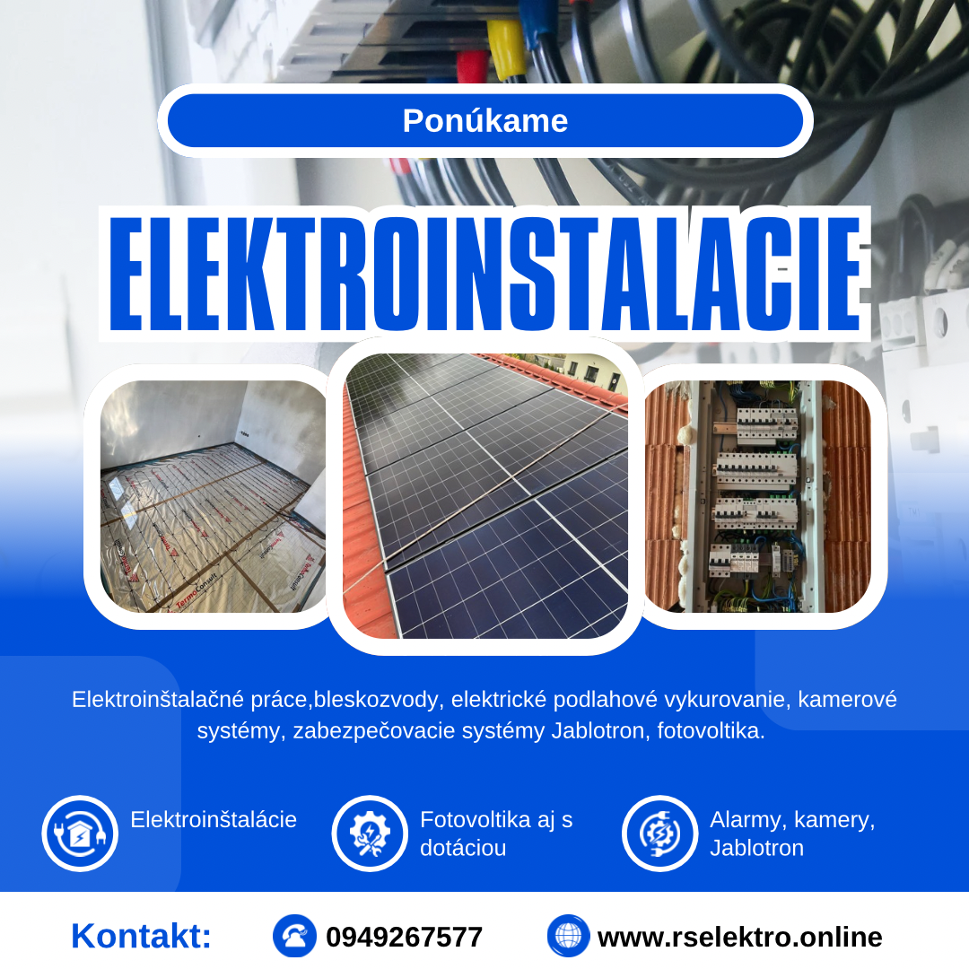 Elektroinštalačné práce