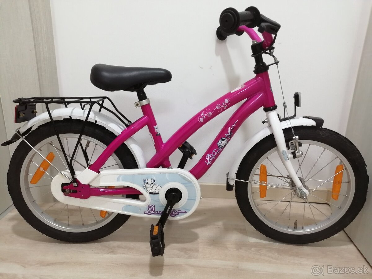 Ružový bicykel