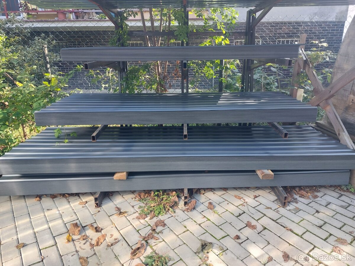 Trapézový plech 0,25mm ANTRACIT