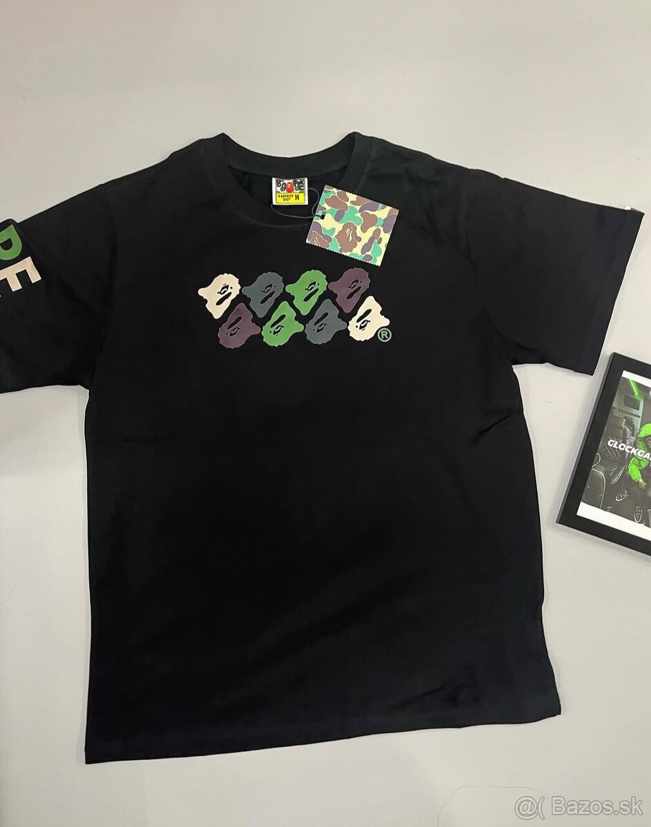 Bape Green Camo T-shirt Tričko
