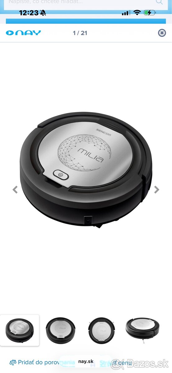 Robotický vysávač Sencor SRV 1000SL