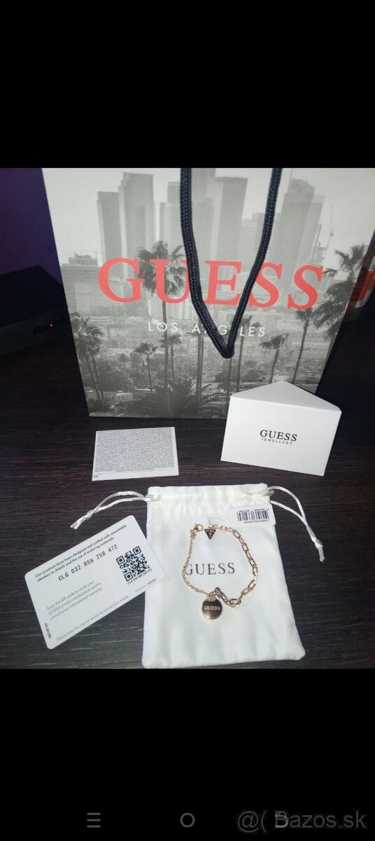 Guess nové náhrdelníky i náramky Dárkové balení