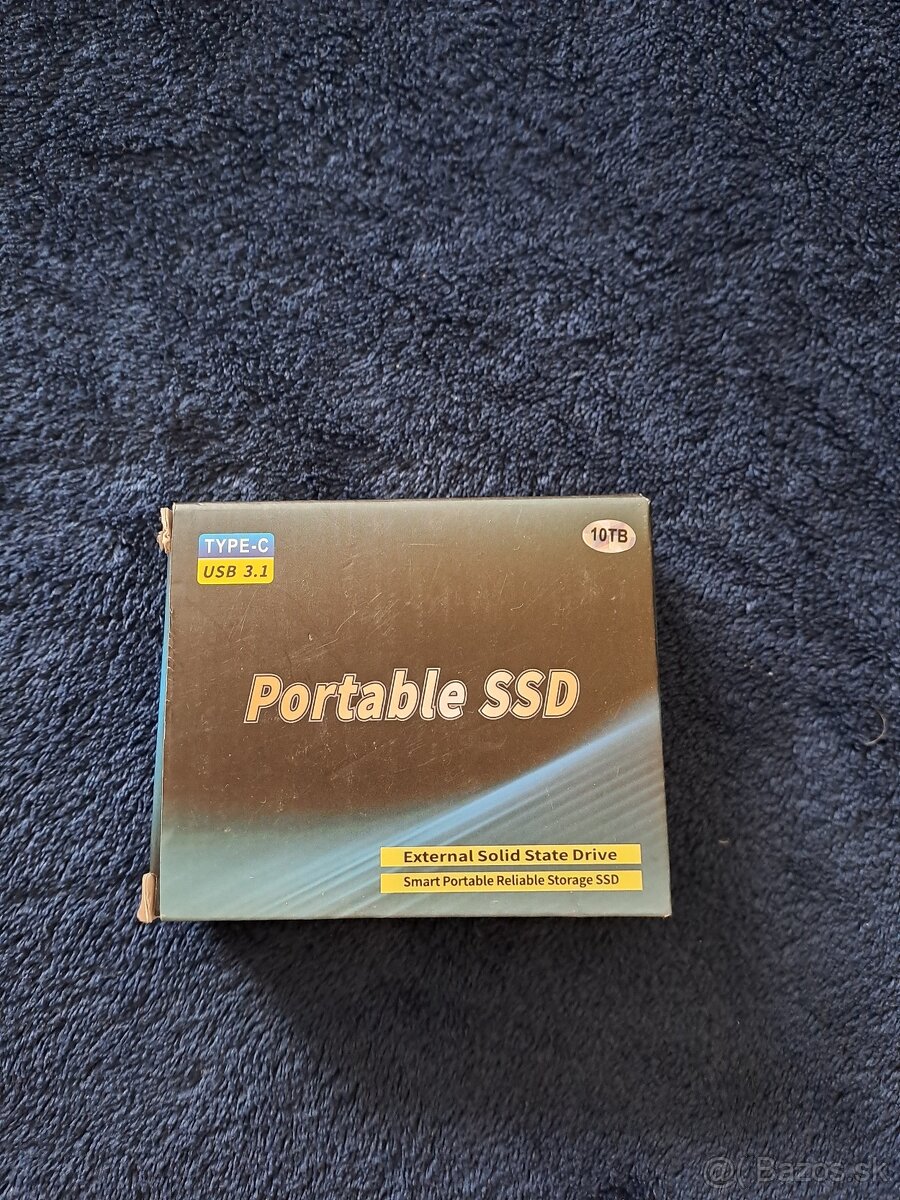Externý SSD disk 10TB – vysokorýchlostné prenosné úložisko