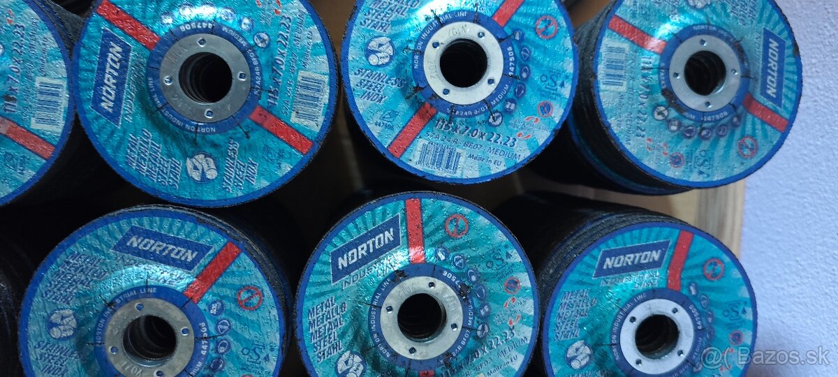 Predám brúsne kotúče do flexky 115 mm , 125 mm , 180 mm