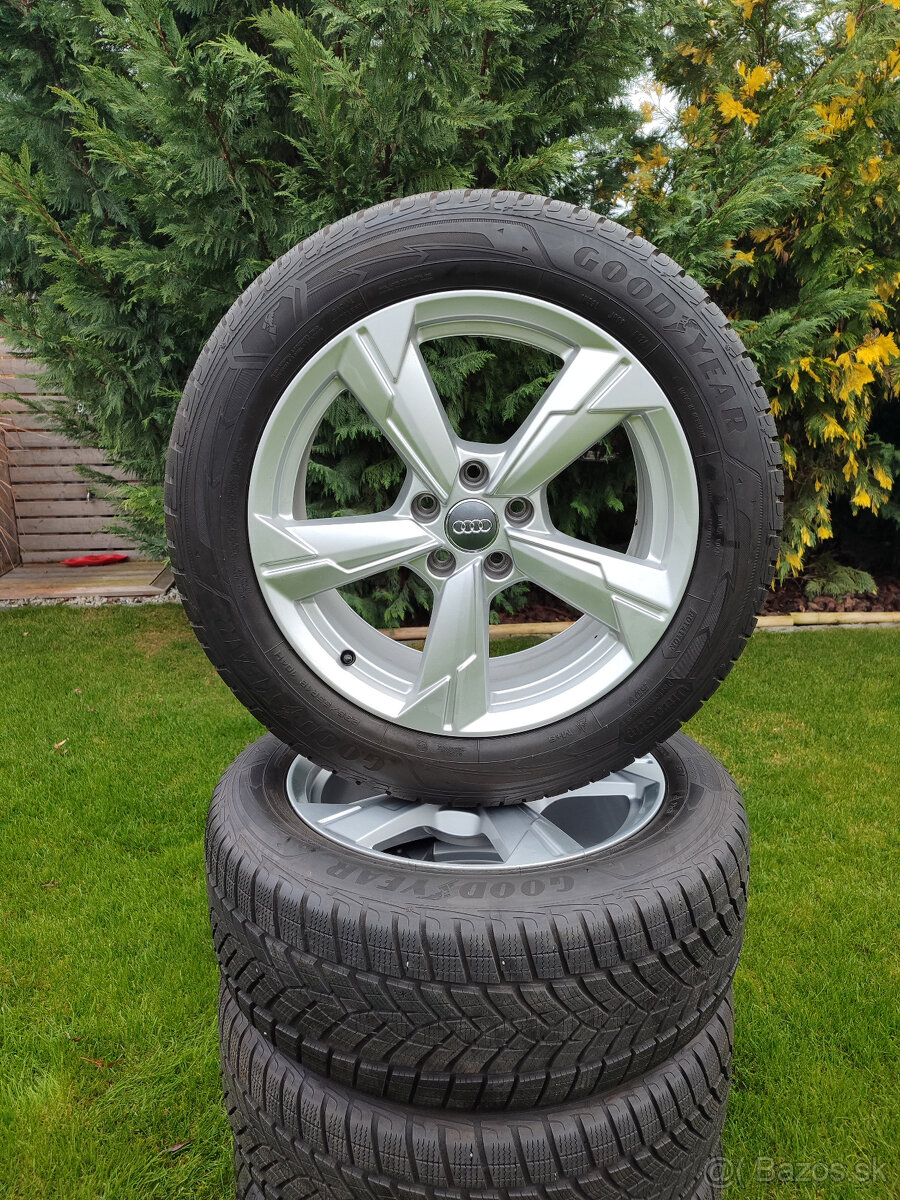 AUDI A6 Allroad originál disky 235/55 R18 + ZIMNÉ GOODYEAR