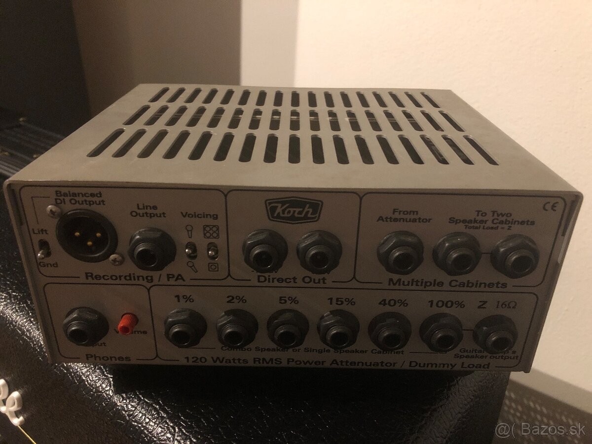 Loadbox Koch LB120II - výkonová brzda (attenuator) ,DI