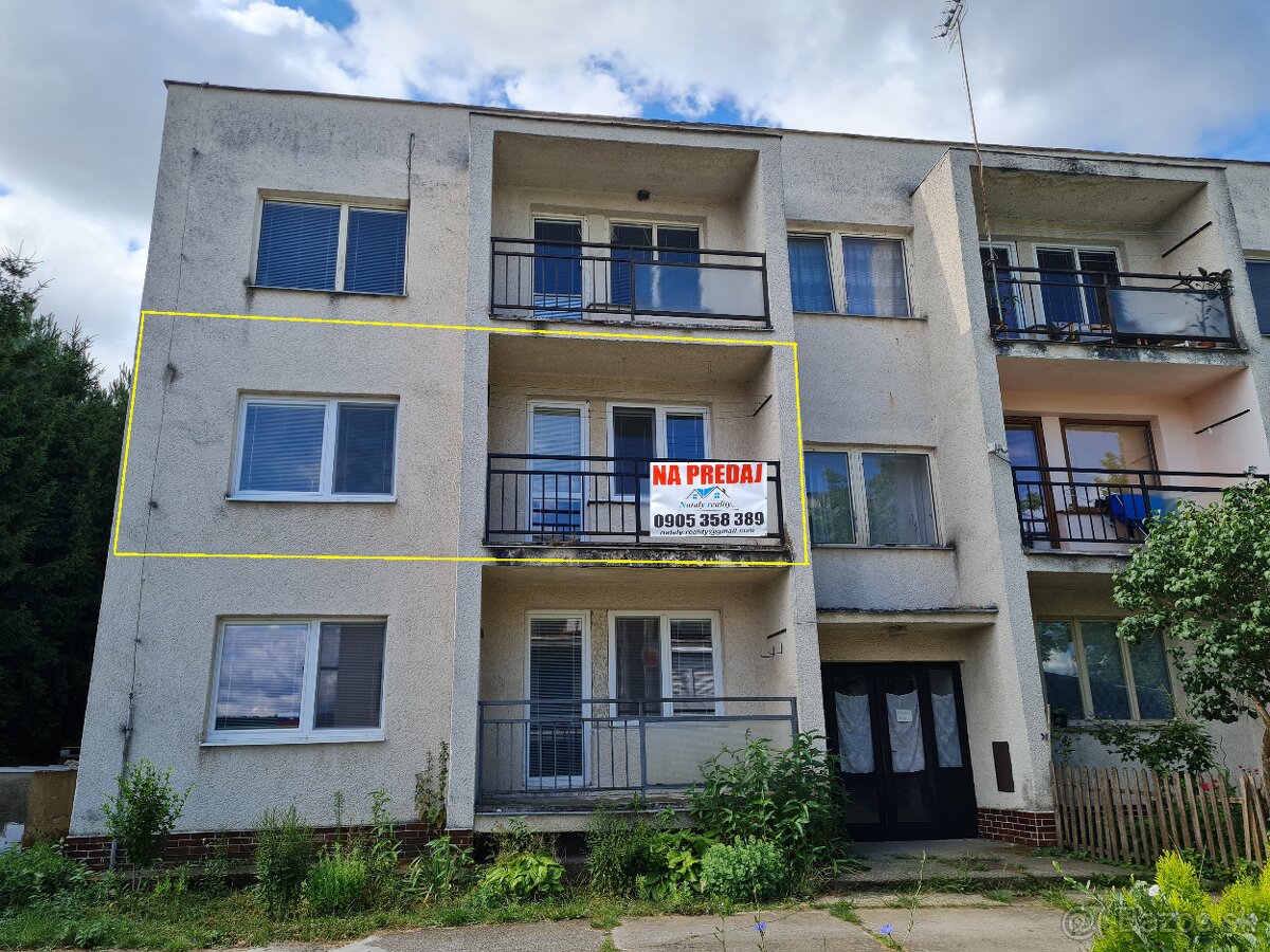 Žihľava – slnečný 3 izbový byt