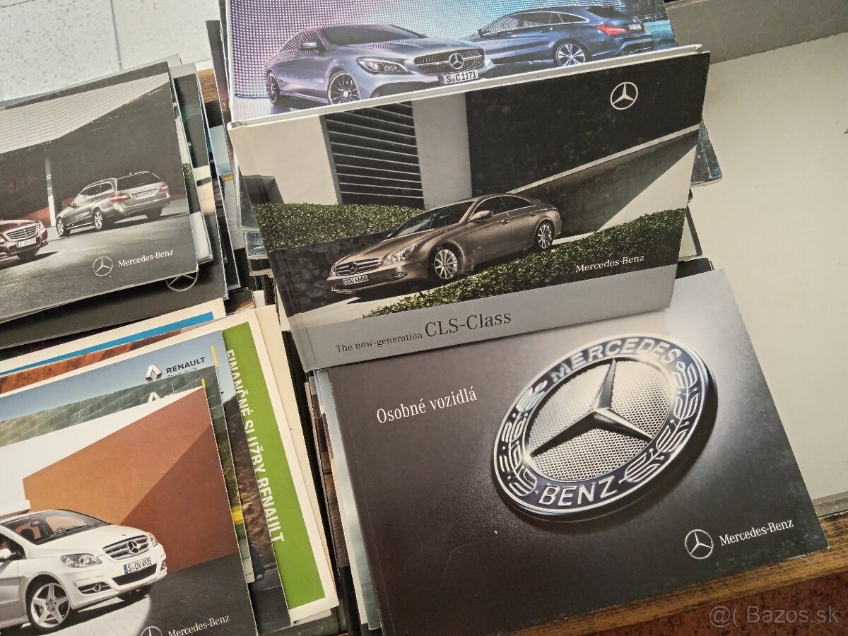 Katalógy, brožúry, prospekty, zberateľské