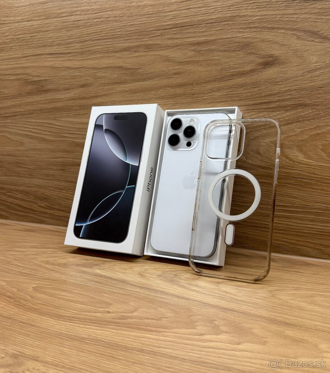 iPhone 16 Pro Max 256GB White Titanium