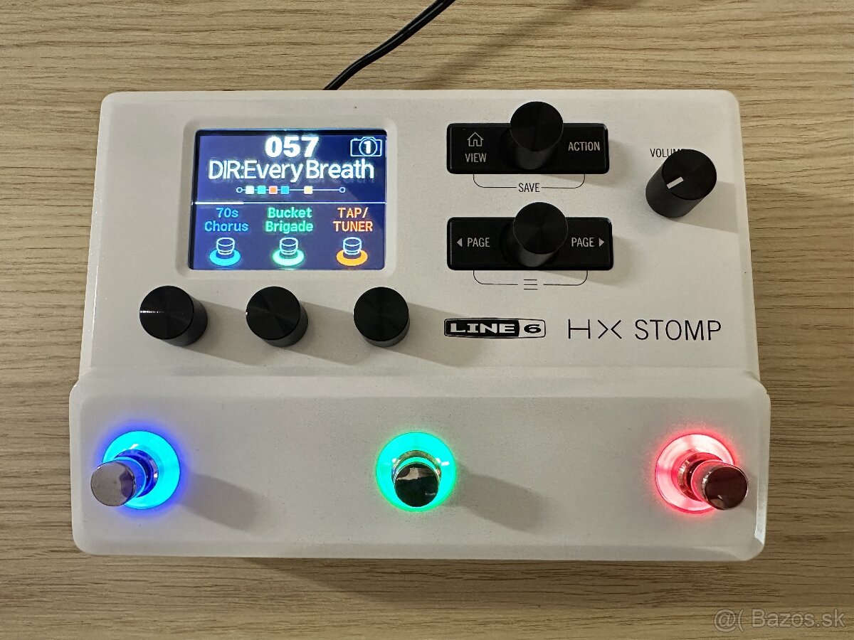 Line 6 HX Stomp – gitarový multiefekt a simulátor