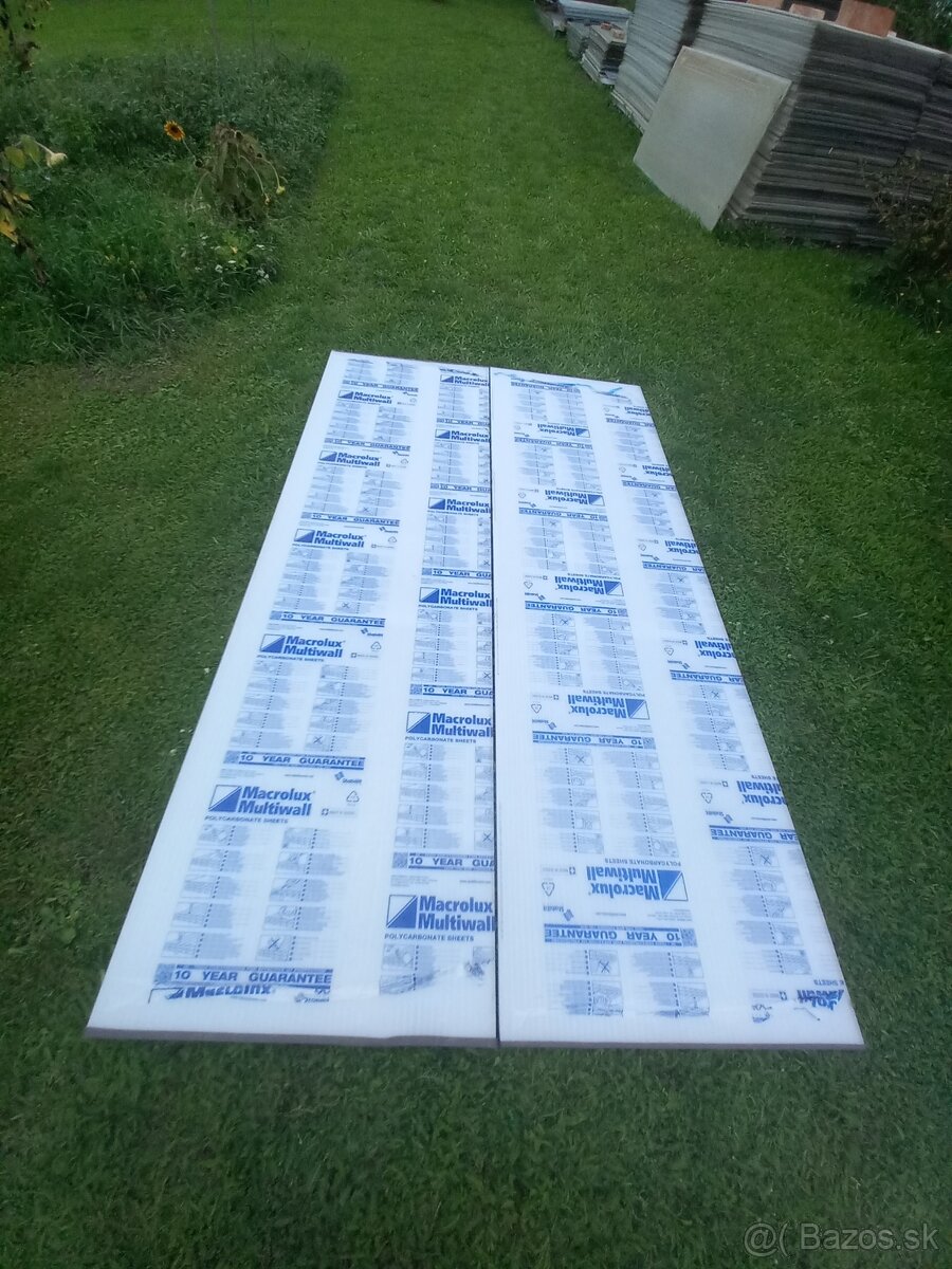 Lexan polikarbonat 295x86 16 mm opal