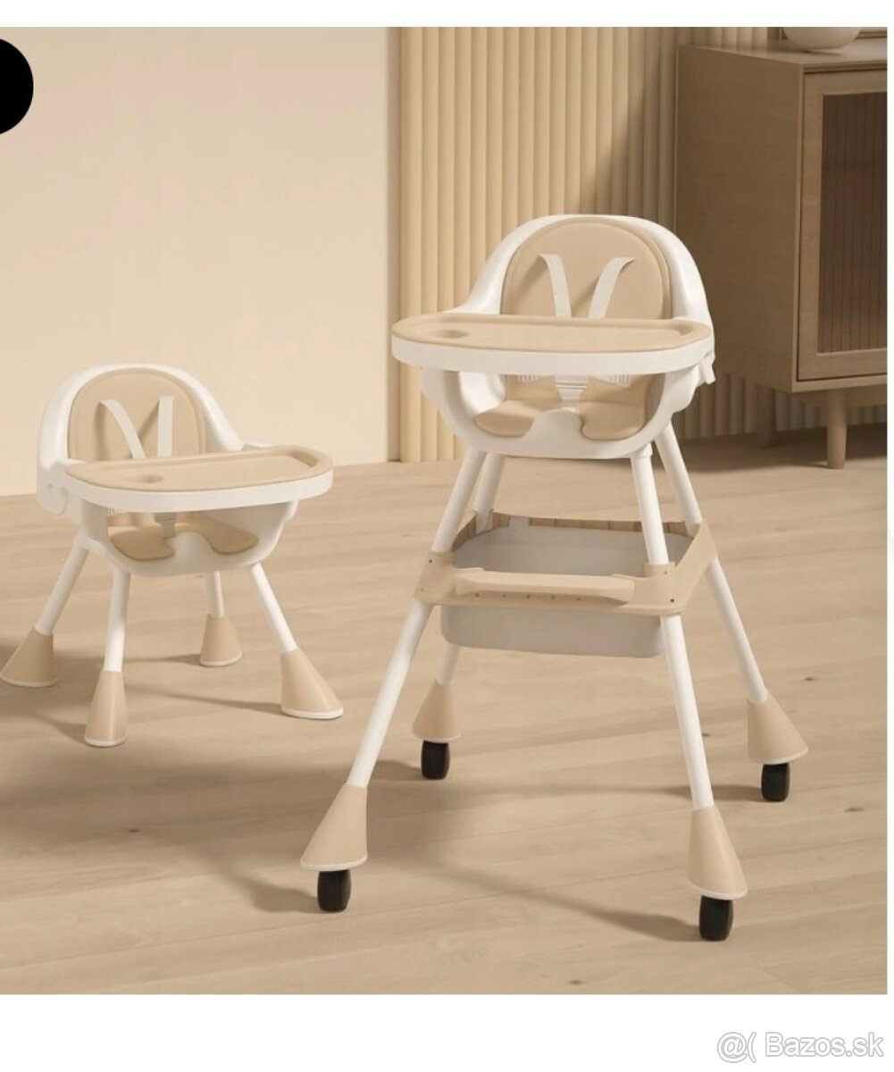 Detská jedálenská stolička 3v1