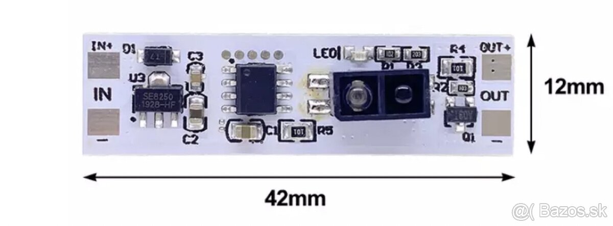 Predám LED bezdotykový spínač na LED pásiky a osvetlenie