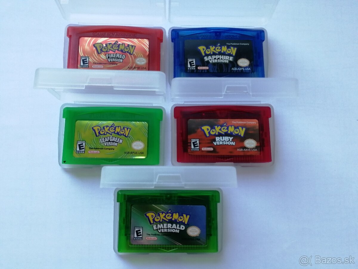 Pokemon hry na GBA, Gameboy Advance a DS