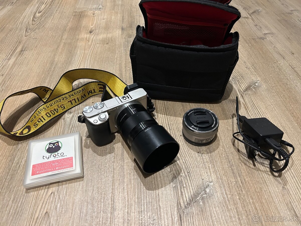 🚀Sony A6000 + príslušenstvo