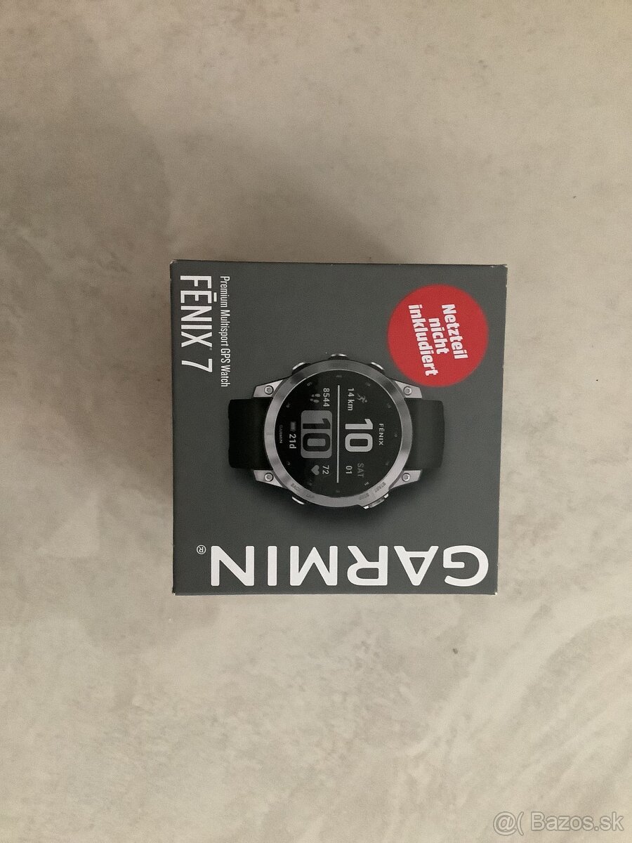 predám nové hodinky Garmin Fenix 7 Solar Silver