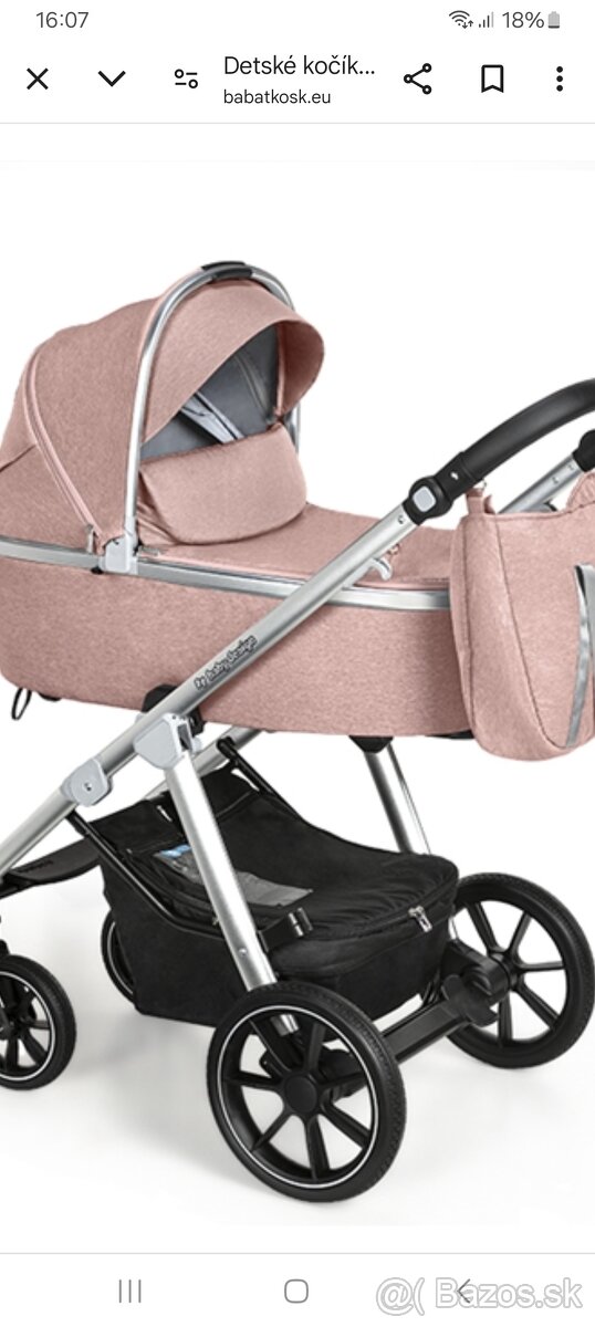 Kočík Baby design dvojkombinacia+vajíčko