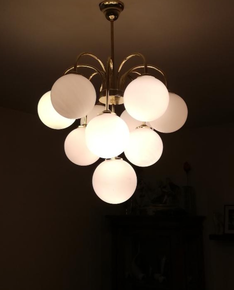 3retro lustre 10 guľové sputniky