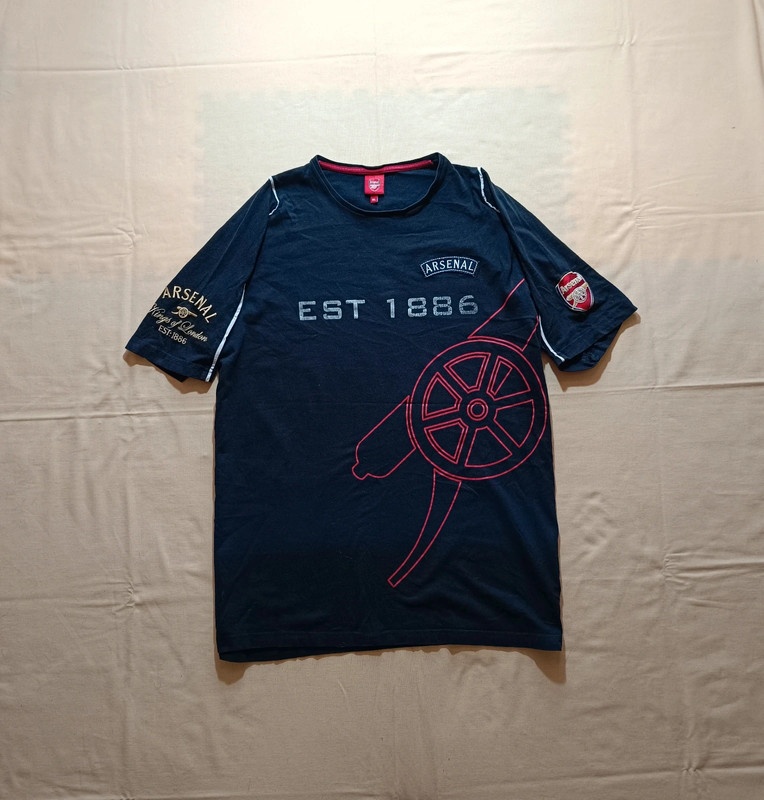 Arsenal FC official product futbalové čierne tričko XL