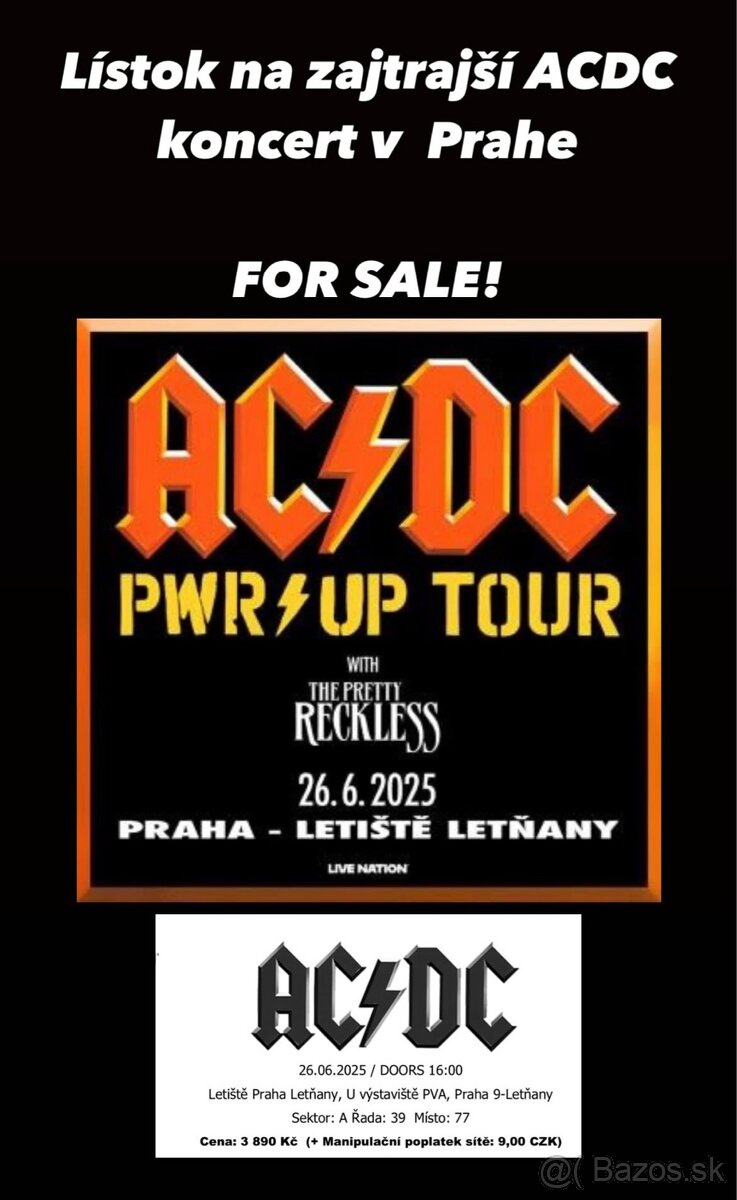 ACDC koncert Praha