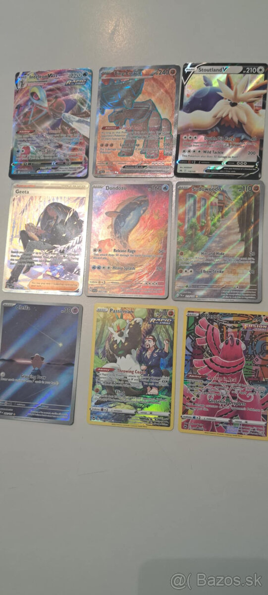 Originálne pokémon karty