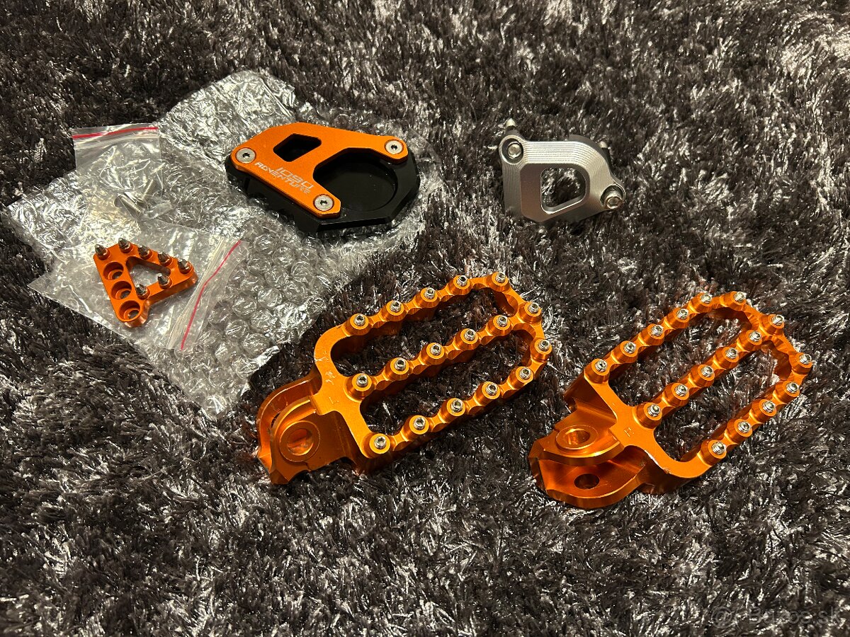 Ktm 1X90 ADV cnc diely, stupacky set