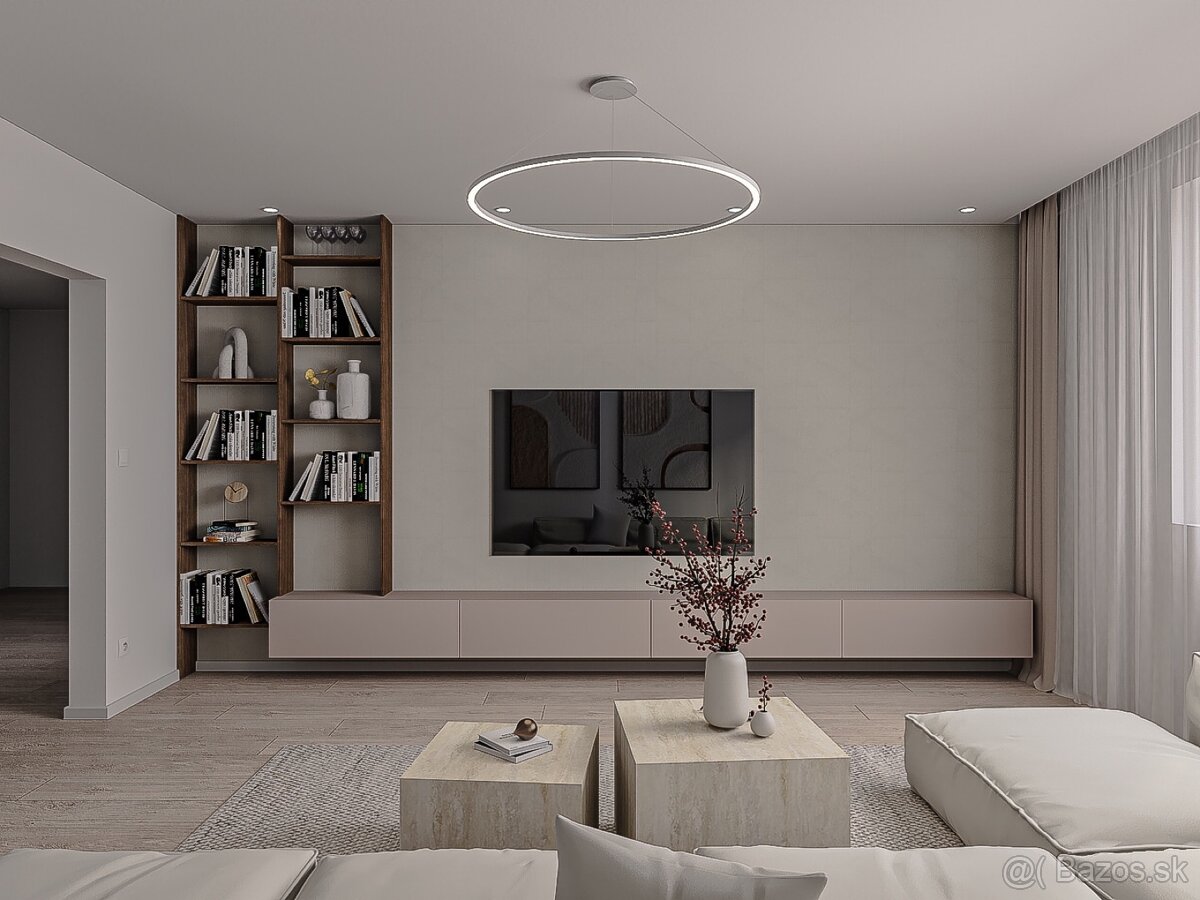 Ponúkame 3-izbový dizajnový byt s loggiou - Sever