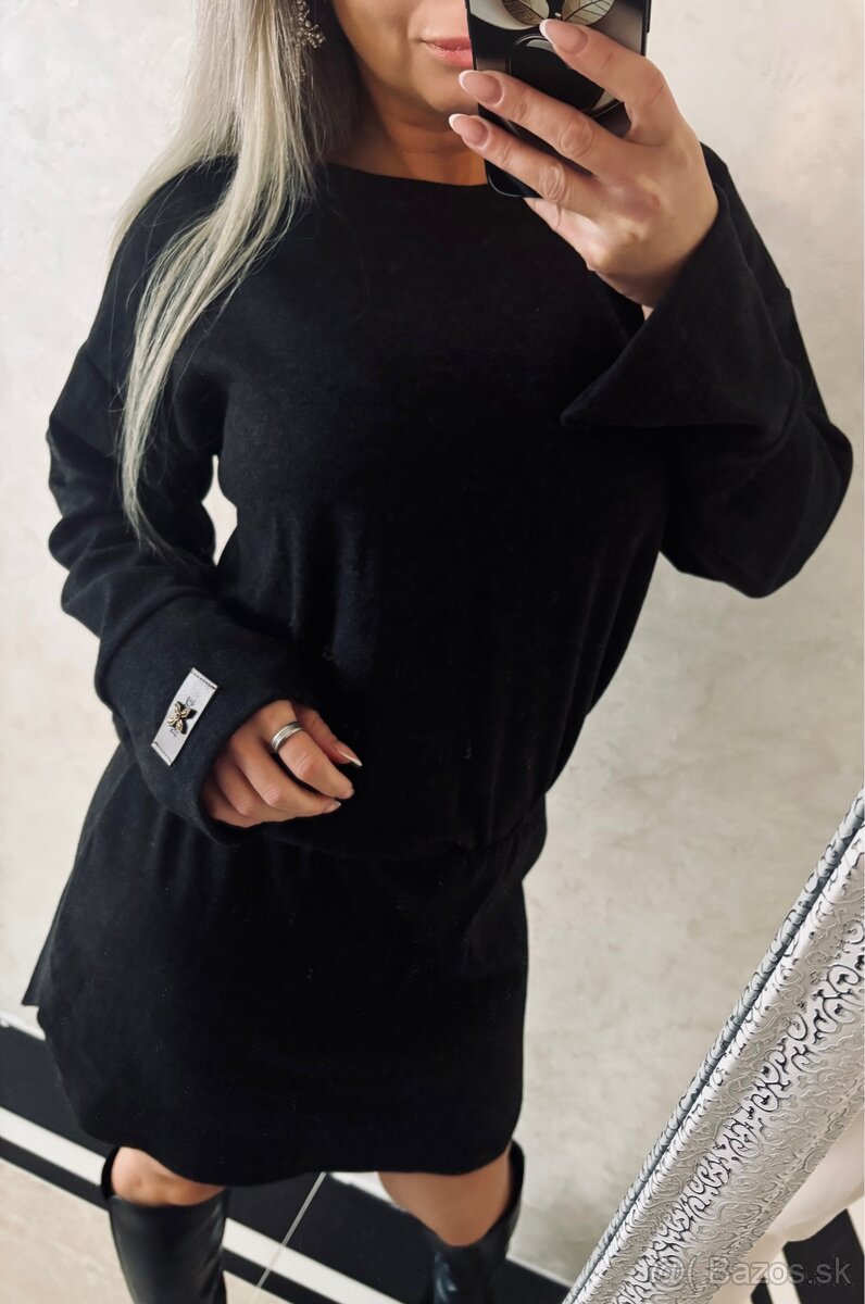 Damske pohodlne šatičky Ema black