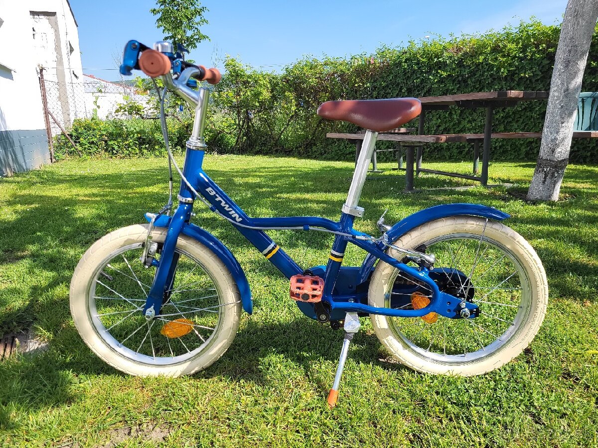 16-palcový hliníkový bicykel 4,5 - 6 rokov 900 city modrý

