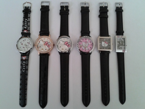 Elegantné Hello Kitty hodinky