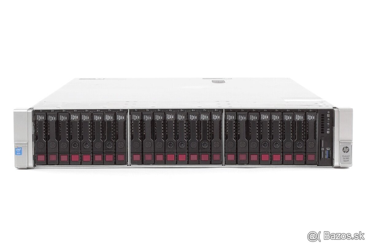 HP DL380 G9 - 2x Xeon E5-2680v4 , 256GBRAM DDR4, 24x900GBHDD