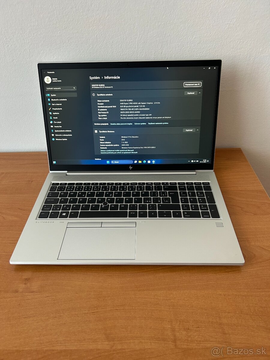 HP Elitebook 855 G7 15.6”