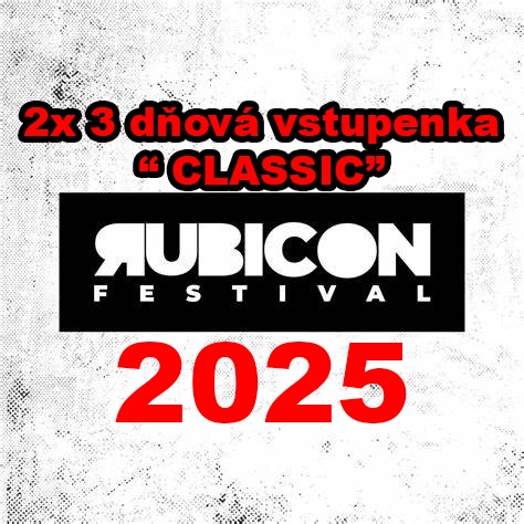 2x 3 dňová vstupenka RUBICON 2025 "CLASSIC"