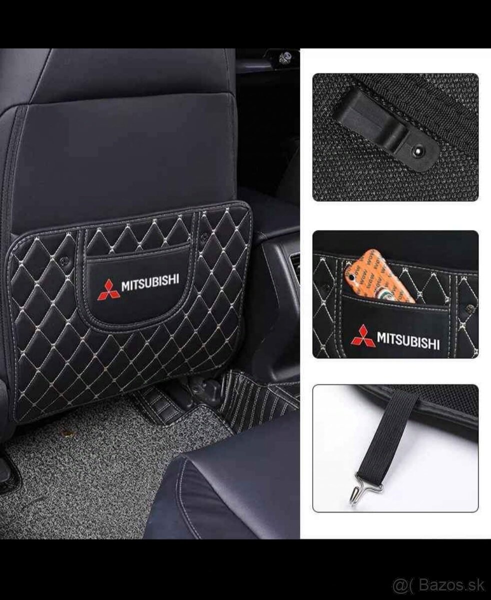 Mitsubishi ochrana proti okopavaniu predných sedadiel zadným