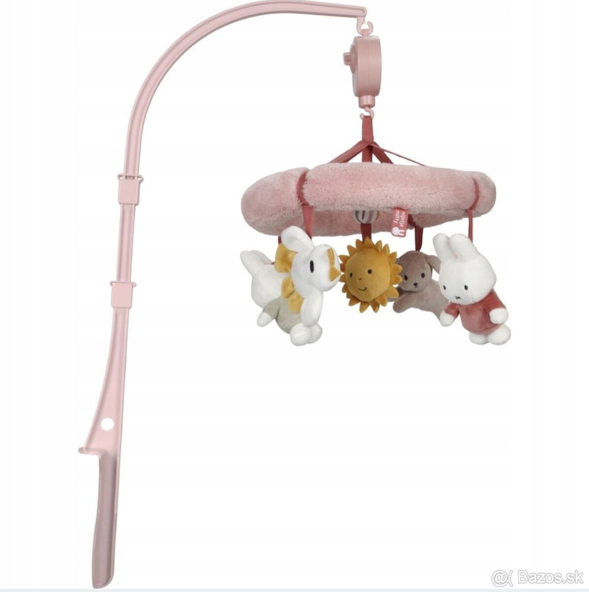 Little Dutch Hudobný kolotoč Miffy Fluffy Pink