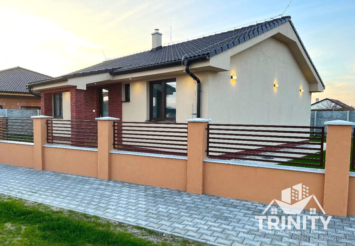 Na predaj 4- izbová novostavba rodinného domu v obci Dvory n