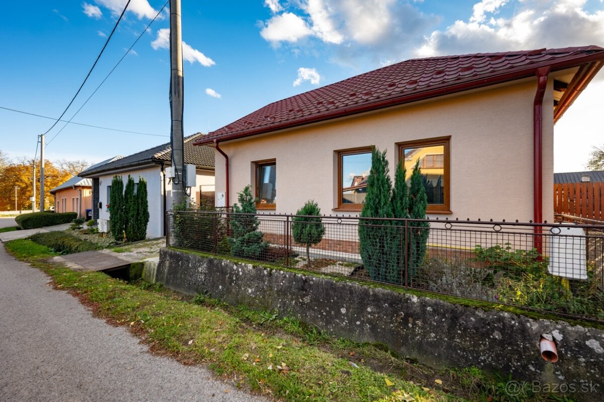 Na predaj útulný rodinný dom v obci Štvrtok - REZERVOVANÉ