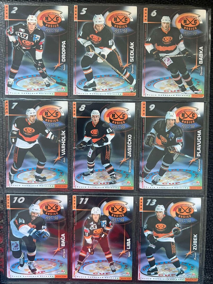 APS, Anceta, OFS karty hokej 97/98