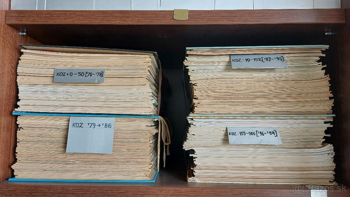 Predám časopisy KOZMOS.