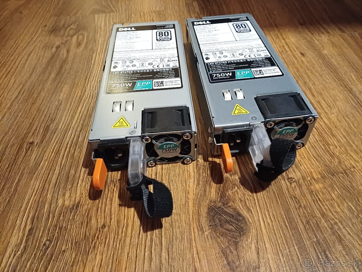 2x serverový zdroj Dell 750W