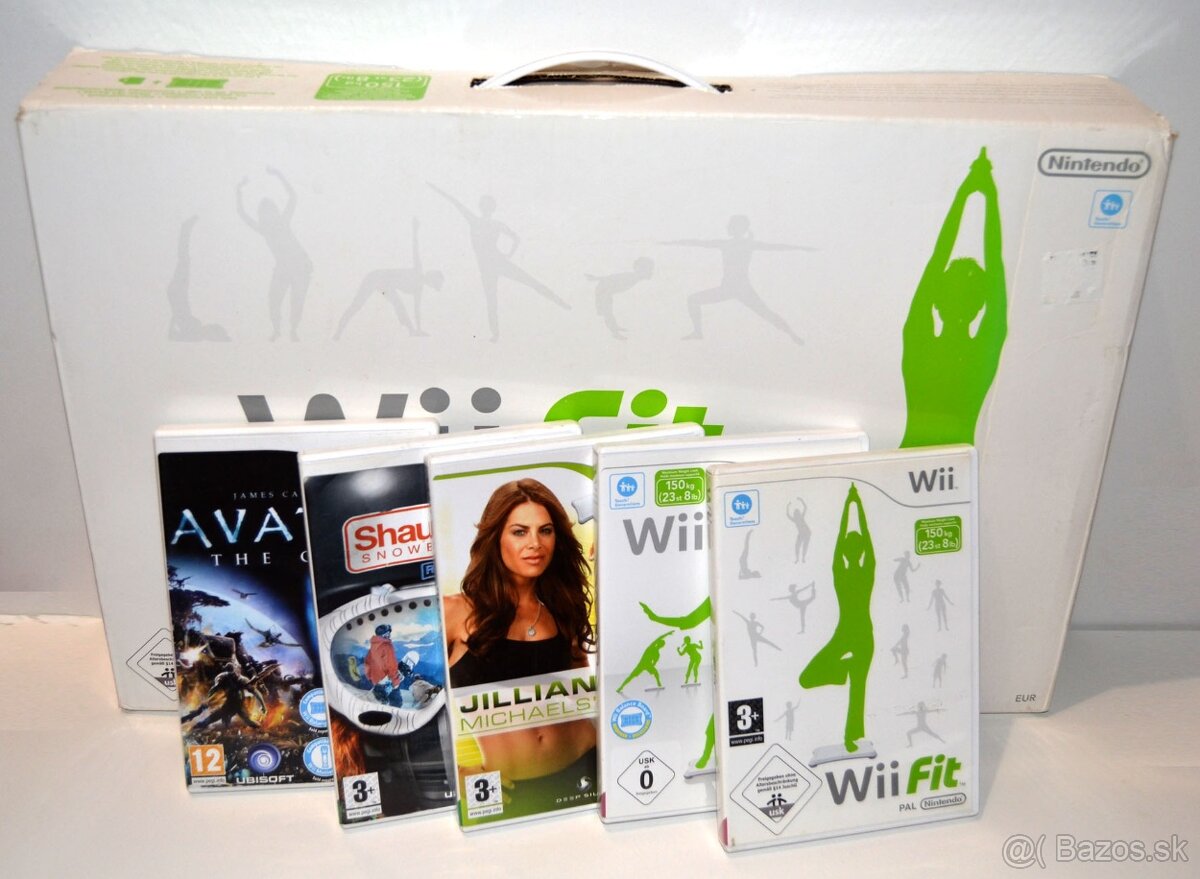 Nintendo Wii Balance Board + 5 hier