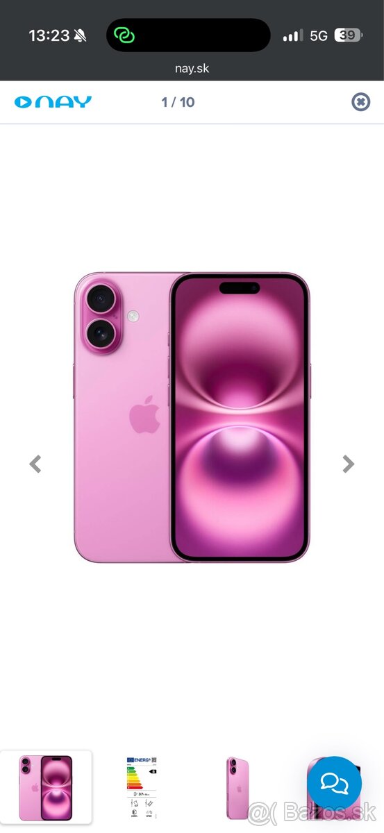kúpim iphone 16 pink