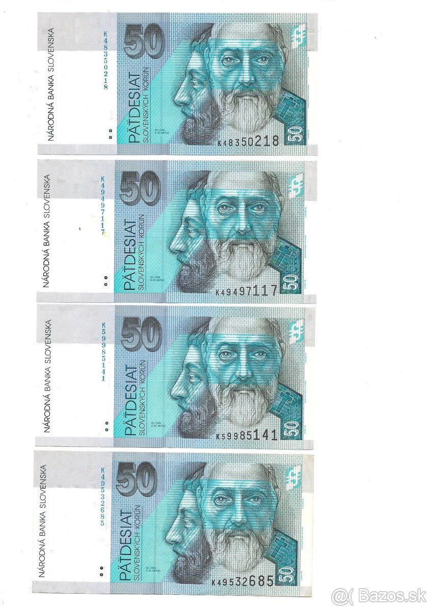 bankovky 50 Sk